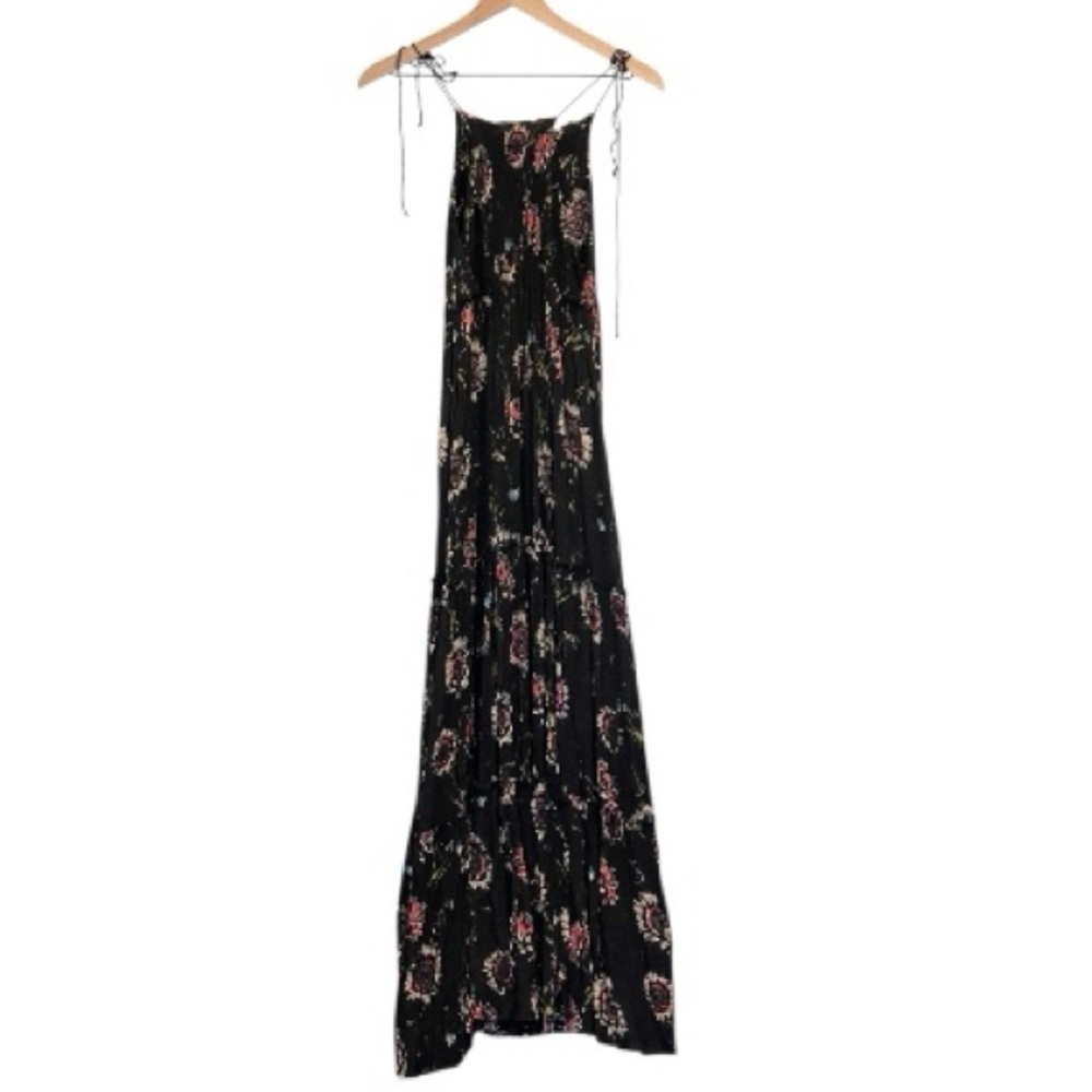Intimately Free People Garden Party Black Floral Maxi Dress, Sleeveless, Small - Picture 3 of 15